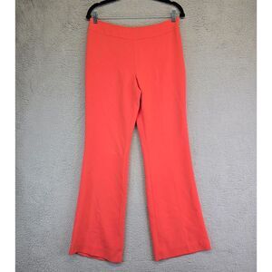 Casual Corner Pants Womens Size 6 Orange‎ Chiffon Slacks Dress Pants Career Wear